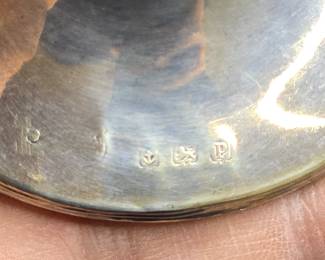 Sterling Silver English Ink Well