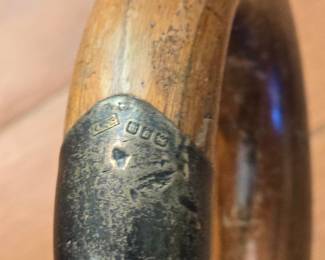 Antique English Gentleman's Canes with Sterling Handles