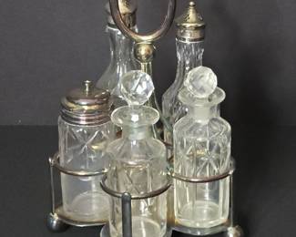 Victorian Complete Cruet Set
