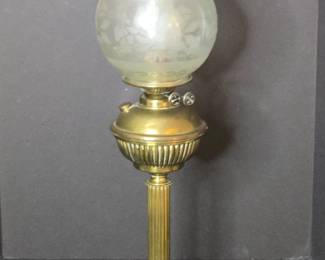 Antique Duplex Oil Lamp