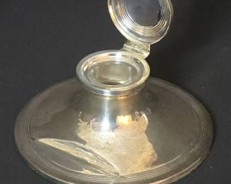 Sterling Silver English Ink Well