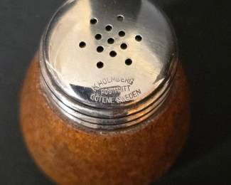 MCM K Holmberg Rostfritt Salt and Pepper Shaker with Tray