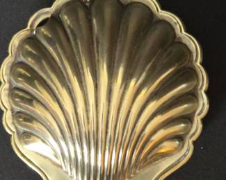 Victorian Silver Plated Shell Trinket Box