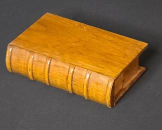 Wooden Book Box
