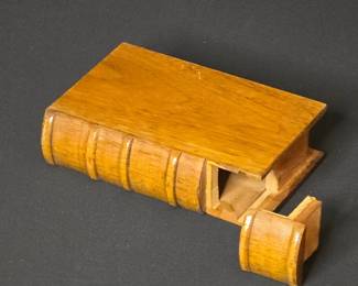 Wooden Book Box