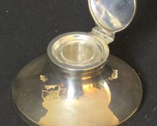 Sterling Silver English Ink Well