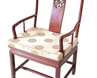 Chinese Rosewood 10 Chair and Dining Table Set