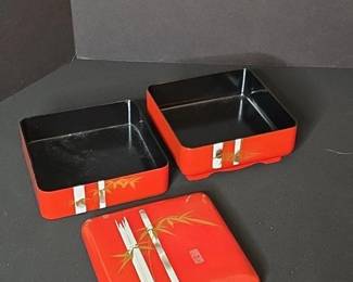 Japanese Lacquer Bento Box