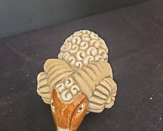 Artesania Rinconada Hand Carved Ram Figurine