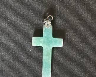 Jade Cross Pendant