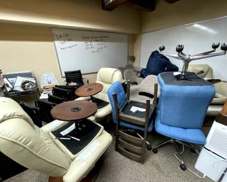 Office Chairs and foldable desks