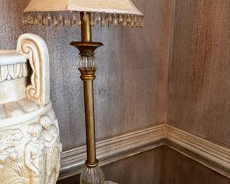 Vintage Candlestick Lamp Pair