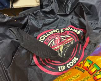 Rolling Stones North America Zip Code Tour Duffle Bag 2015