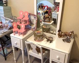 Second of two fun vanities.