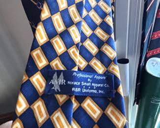 Backside of TWA necktie.