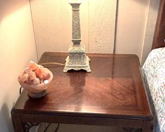 End table.  We have a matching coffee table.  27"square x 24H