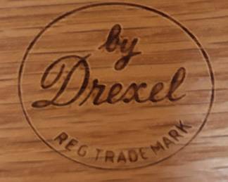 Drexel makers mark for previous pictured furniture.