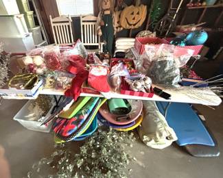 More Christmas and lots of snow sleds.