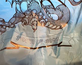 The Rolling Stones Tour of 1981 Banner.