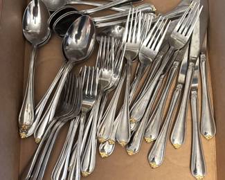 Reed & Barton flatware.