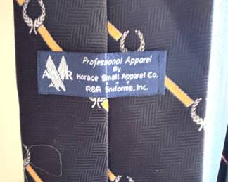 Backside of TWA necktie.  