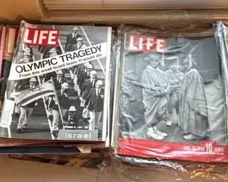 Large quantity of LIFE MAGAZINES.  Many from the 1940s.  