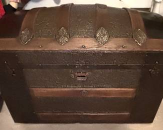 Antique trunk.