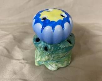 Small Blue & Green Flower Frog 