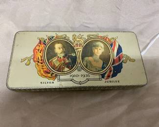 1935 Silver Jubilee Commemorative Tin 