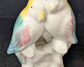 Morton Pottery Love Birds Planter