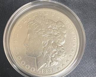 1881 Morgan Silver Dollar 