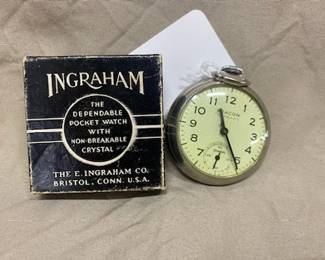 Ingraham Beacon Viceroy Pocket Watch 