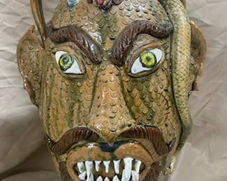 Albert Hodge "Devil Face" Jug 