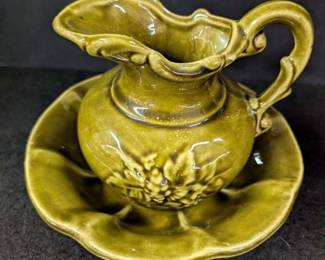 Small McCoy Bowl & Pitcher 