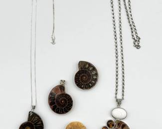 69 FossilNecklacePendants