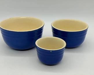 105 VintageOxfordStonewareMixingBowls