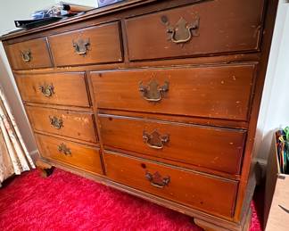 Vintage 3 over 6 drawer dresser