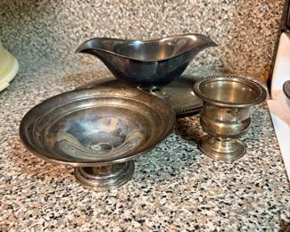 Sterling silver serveware