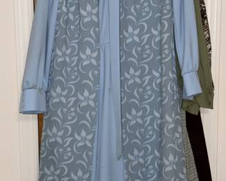 1960s/70s dress/vest set in blue