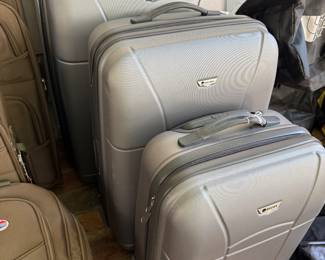 Large collection of luggage