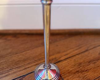 Sterling trumpet vase 