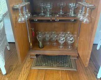 Interior Vintage Bar cabinet
