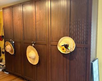 Three  Very Nice Armoire Closet Sections ( bring help to move as they are upstairs) 