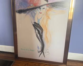 Black Gloves Mardi Gras by Richard Ely 45/500