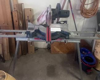 Bosch Compound Miter Saw on Stand
