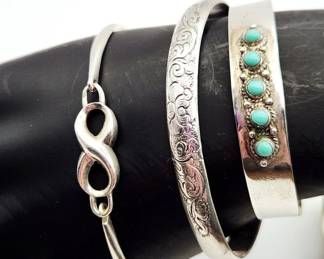 Sterling & Turquoise Bracelets