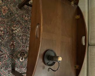 Convertible side table/tray