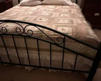 Wrought iron bed