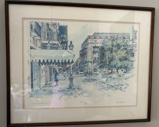 Framed print from New Orleans