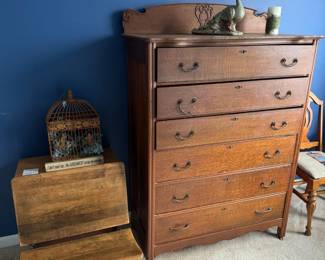 Child’s school desk
Oak chest Dresser